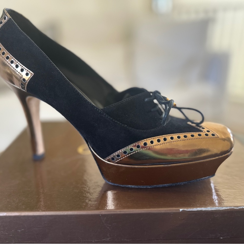 Gucci , platform, black, 9 1/2 - Picture 2 of 6